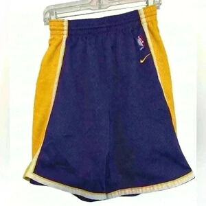 Nike swingman, purple and gold, NBA‎ basketball shorts. Men’s size medium